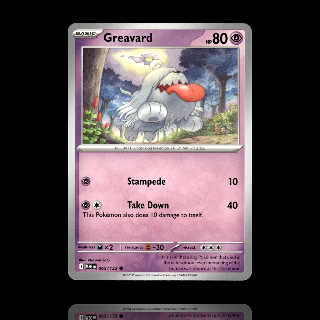 ▸ Greavard | ME01: Mega Evolution | Common | 065/132 | NM