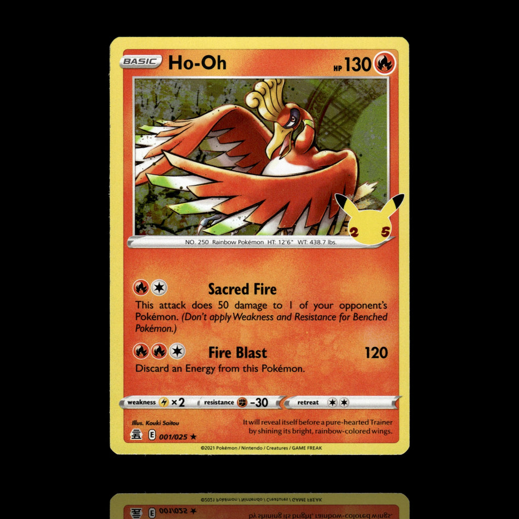 ▸ Ho-Oh | Celebrations | Holo Rare | 001/025 | NM