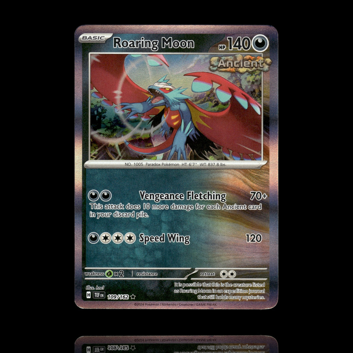 ▸ Roaring Moon | SV05: Temporal Forces | Rare | 109/162 | NM