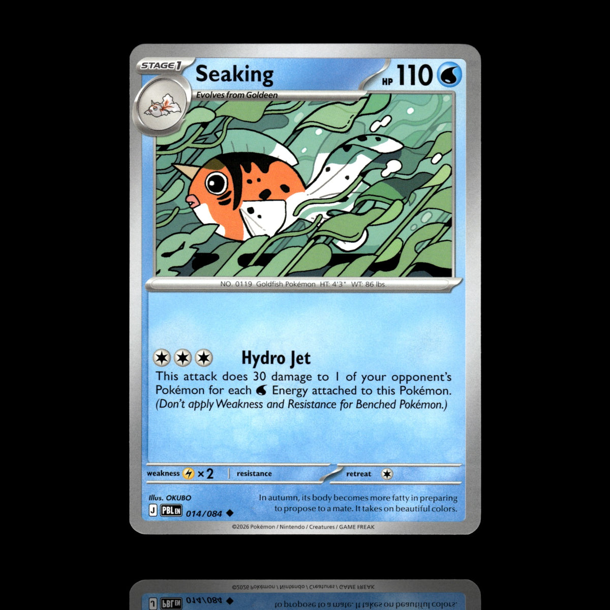 ▸ Seaking | ME05: Pitch Black | Uncommon | 014/084 | NM