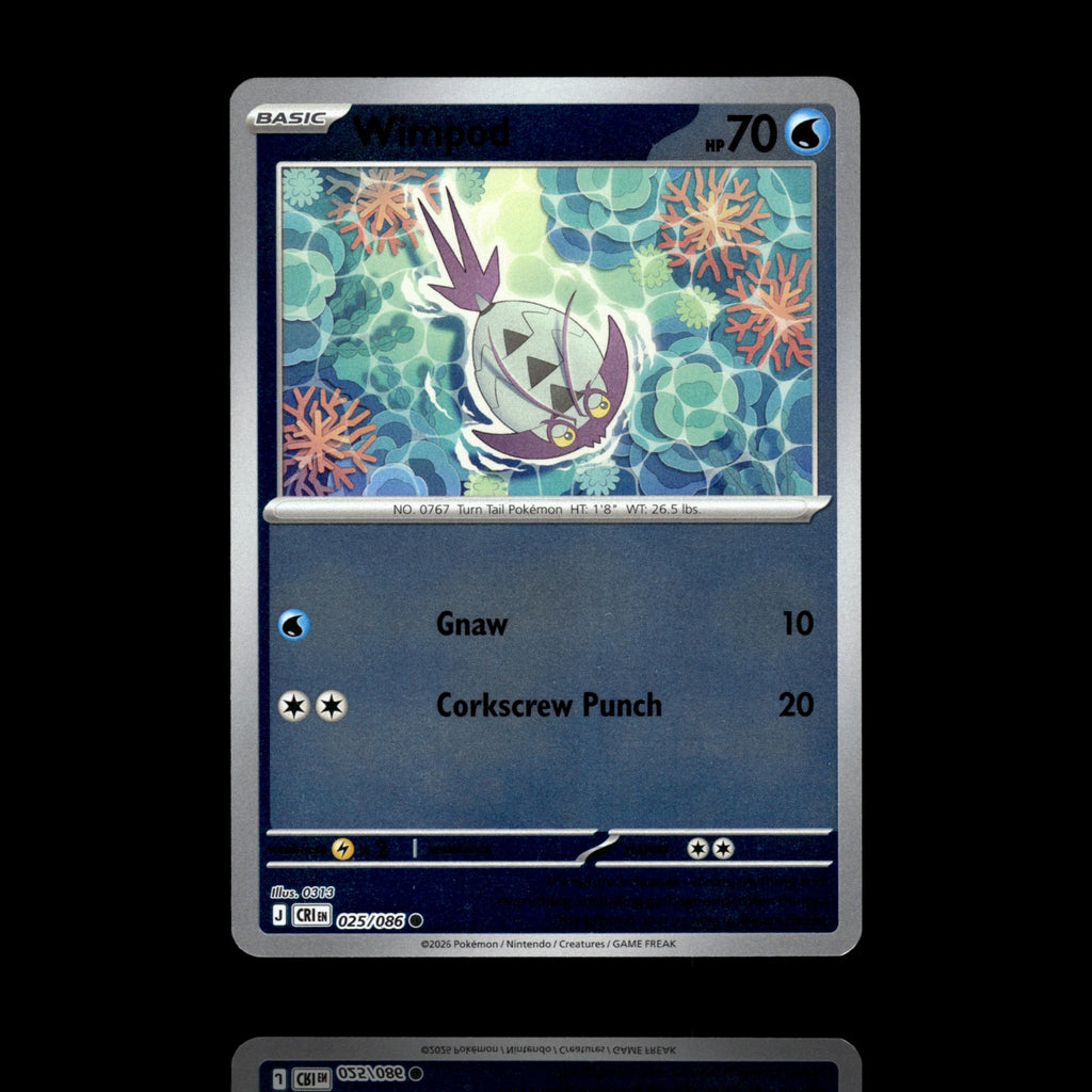 ▸ Wimpod | ME04: Chaos Rising | Reverse Holo | 025/086 | NM
