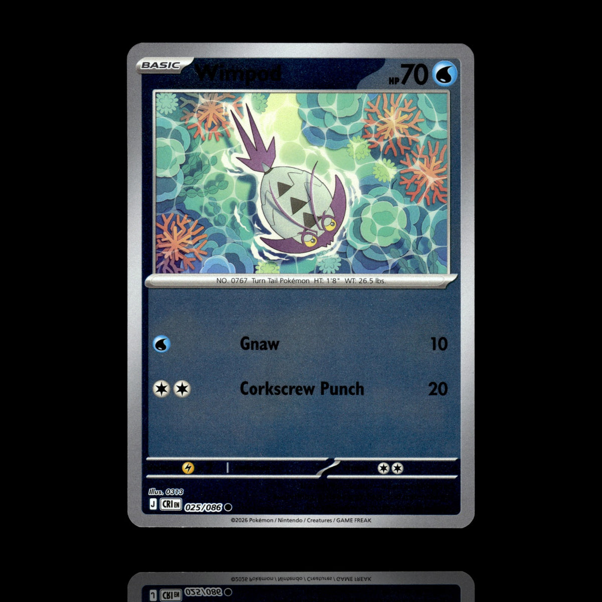▸ Wimpod | ME04: Chaos Rising | Reverse Holo | 025/086 | NM