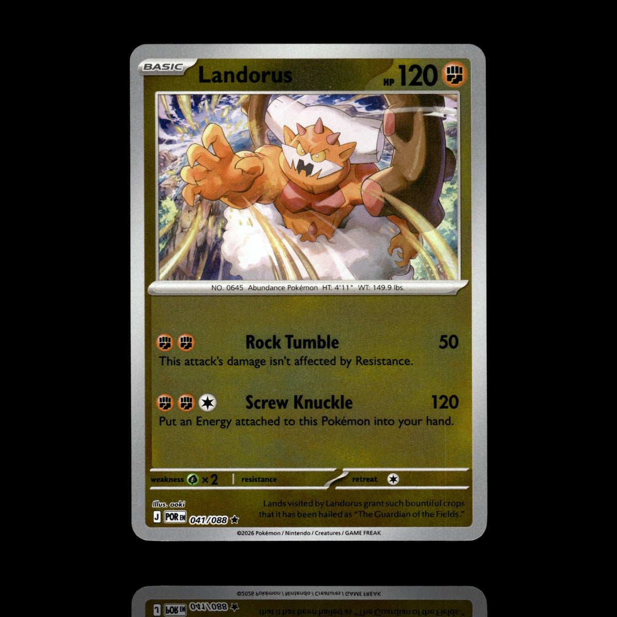 ▸ Landorus | ME03: Perfect Order | Reverse Holo | 041/088 | NM