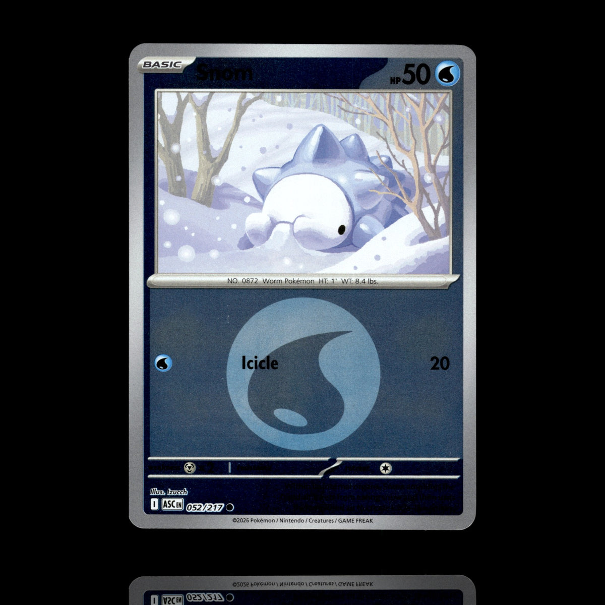 ▸ Snom | ME: Ascended Heroes | Energy Reverse Holo | 052/217 | NM