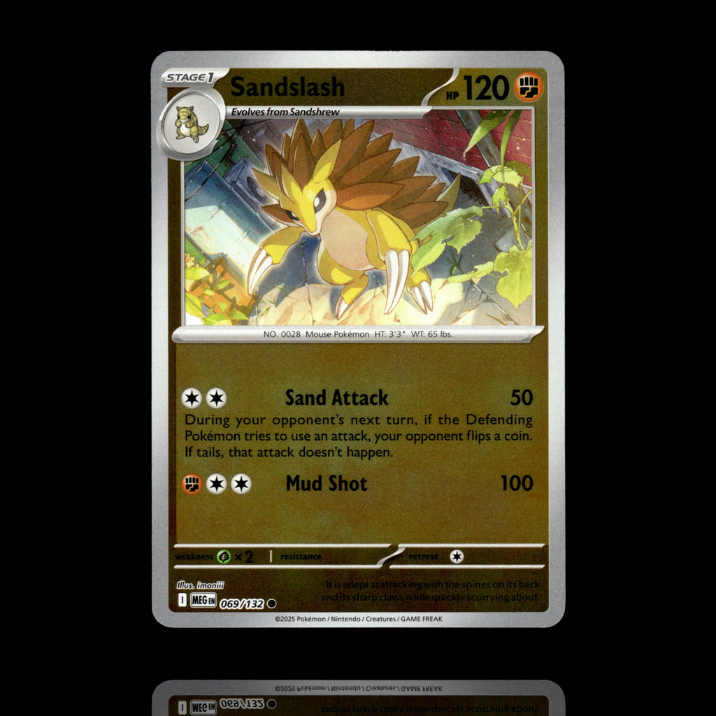 ▸ Sandslash | ME01: Mega Evolution | Reverse Holo | 069/132 | NM